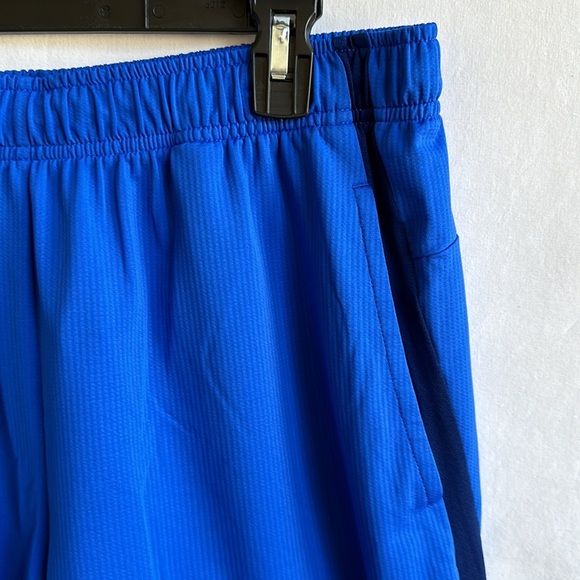 Nike Dri-Fit two-tone blue athletic shorts, size L - Picture 3 of 7